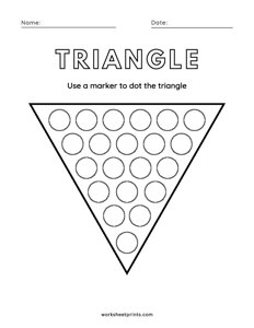 Triangle - Shape do a dot