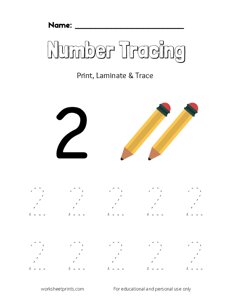 Tracing the Number 2