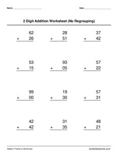 2-digit addition (no regrouping) - #5