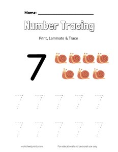 Tracing the Number 7