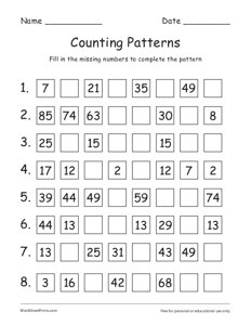 Counting Patterns - #2