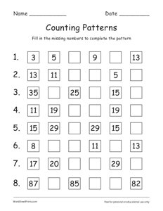 Counting Patterns - #3