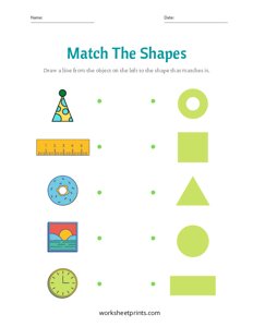 Match the 2D Shapes