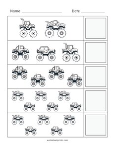 Monster Truck Counting - #1