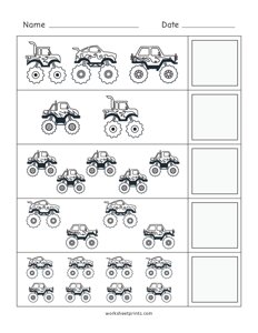 Monster Truck Counting - #2