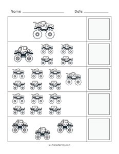 Monster Truck Counting - #3