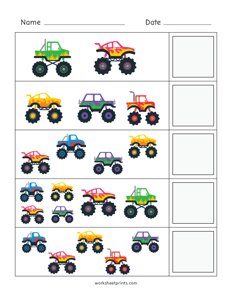 Monster Truck Counting - #4