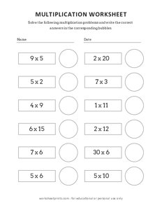 Multiplication - #1