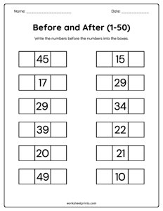 Before and After (1-50) - #3