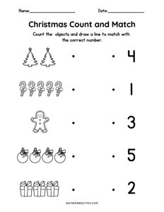 Christmas Count and Match - #1