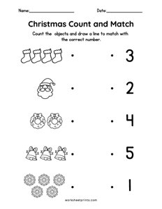 Christmas Count and Match - #2