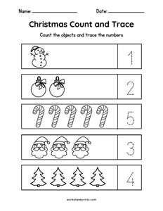 Christmas Count and Trace - #1