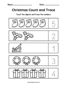 Christmas Count and Trace - #2