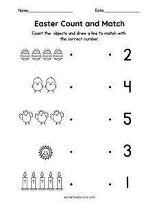 Easter Count and Match