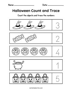 Halloween Count and Trace - #1