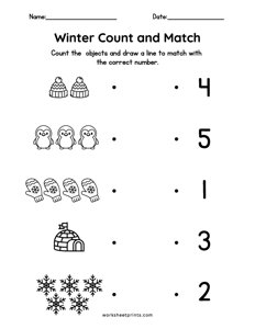 Winter Count and Match - #1