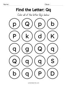 Find the Letters - Q