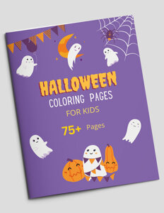 Halloween Coloring Workbook