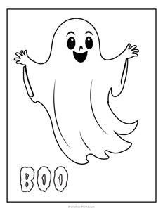 Cute Halloween Ghost Boo