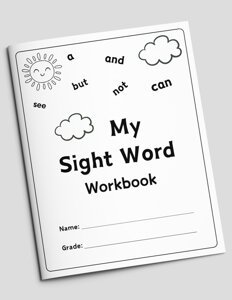 Sight Word Workbook - PDF