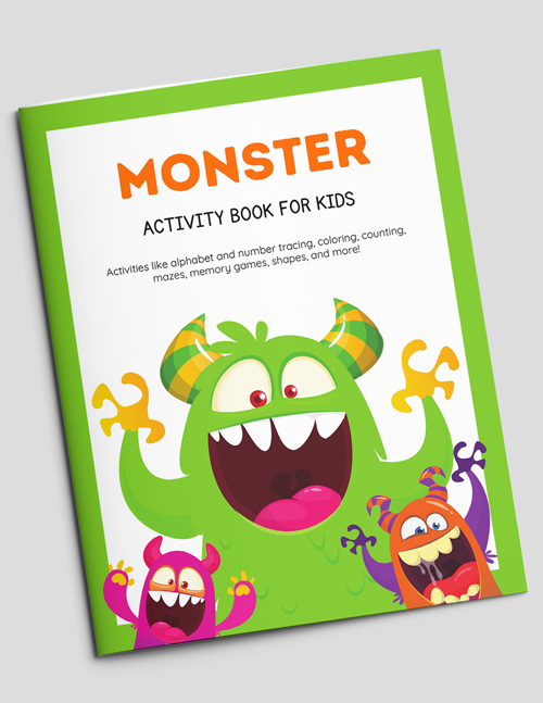 Monster Activity Book Bundle - PDF