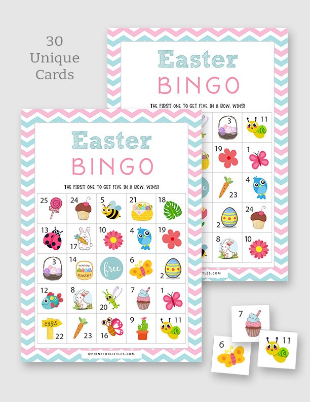 Easter Bingo Printable