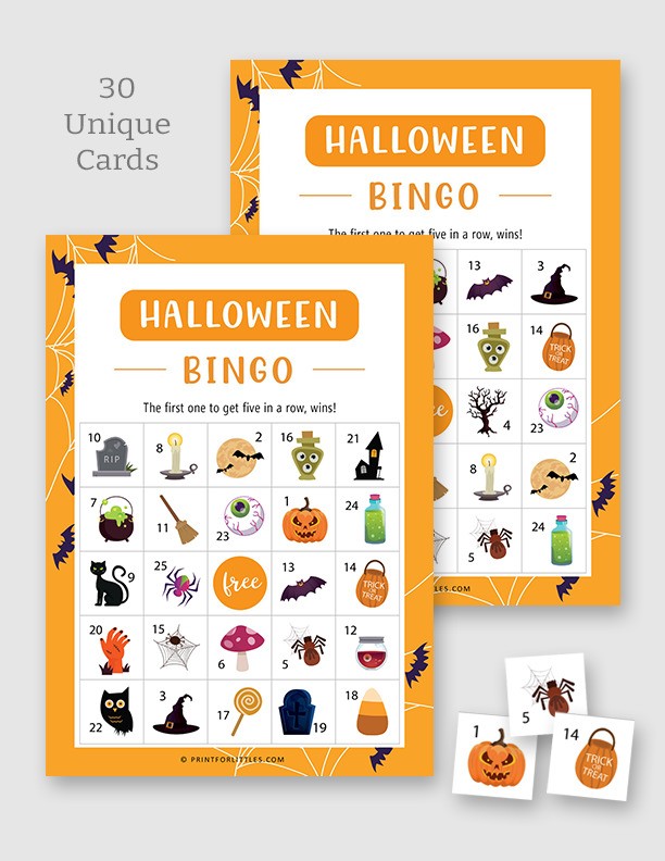 Printable Halloween Bingo