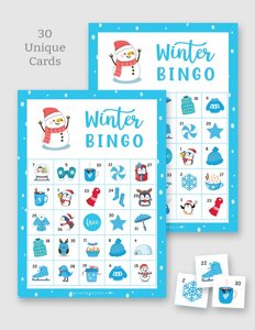 Printable Winter Bingo