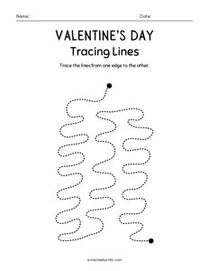 Valentines Day Line Tracing - 4