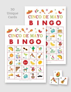 Printable Cinco De Mayo Bingo