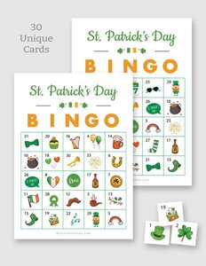 Printable St Patricks Day Bingo