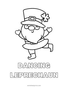 St. Patricks Day - Dancing Leprechaun