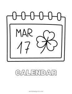 St. Patricks Day - Calendar