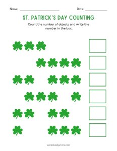 St. Patricks Day Counting - 2