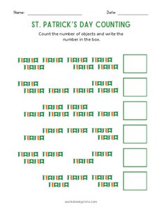 St. Patricks Day Counting - 4