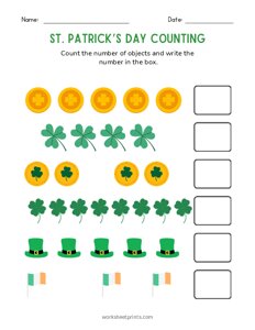 St. Patricks Day Counting - 6