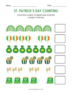 St. Patricks Day Counting - 8