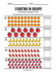Count in Groups of 10 - #1