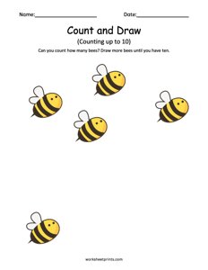 Count and Draw - 9
