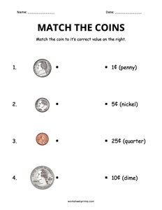 Money Worksheet - #4