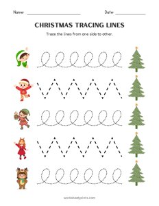 Christmas Tracing Lines