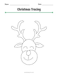 Christmas Shape Tracing - 11
