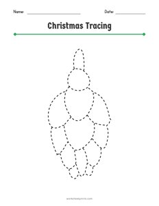 Christmas Shape Tracing - 15