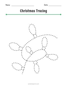 Christmas Shape Tracing - 16