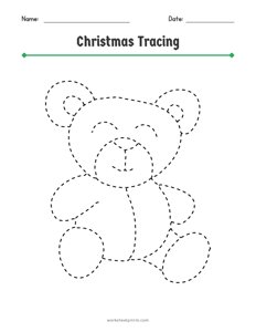Christmas Shape Tracing - 18