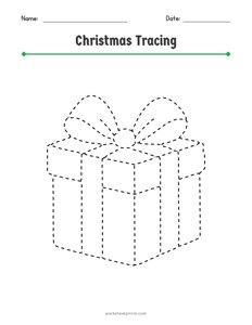 Christmas Shape Tracing - 2