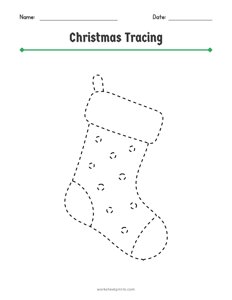 Christmas Shape Tracing - 4