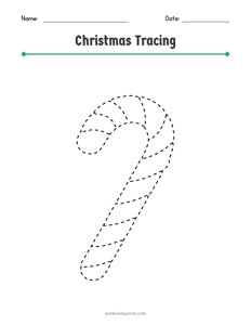 Christmas Shape Tracing - 5