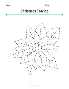 Christmas Shape Tracing - 7