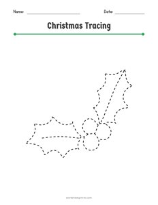Christmas Shape Tracing - 8